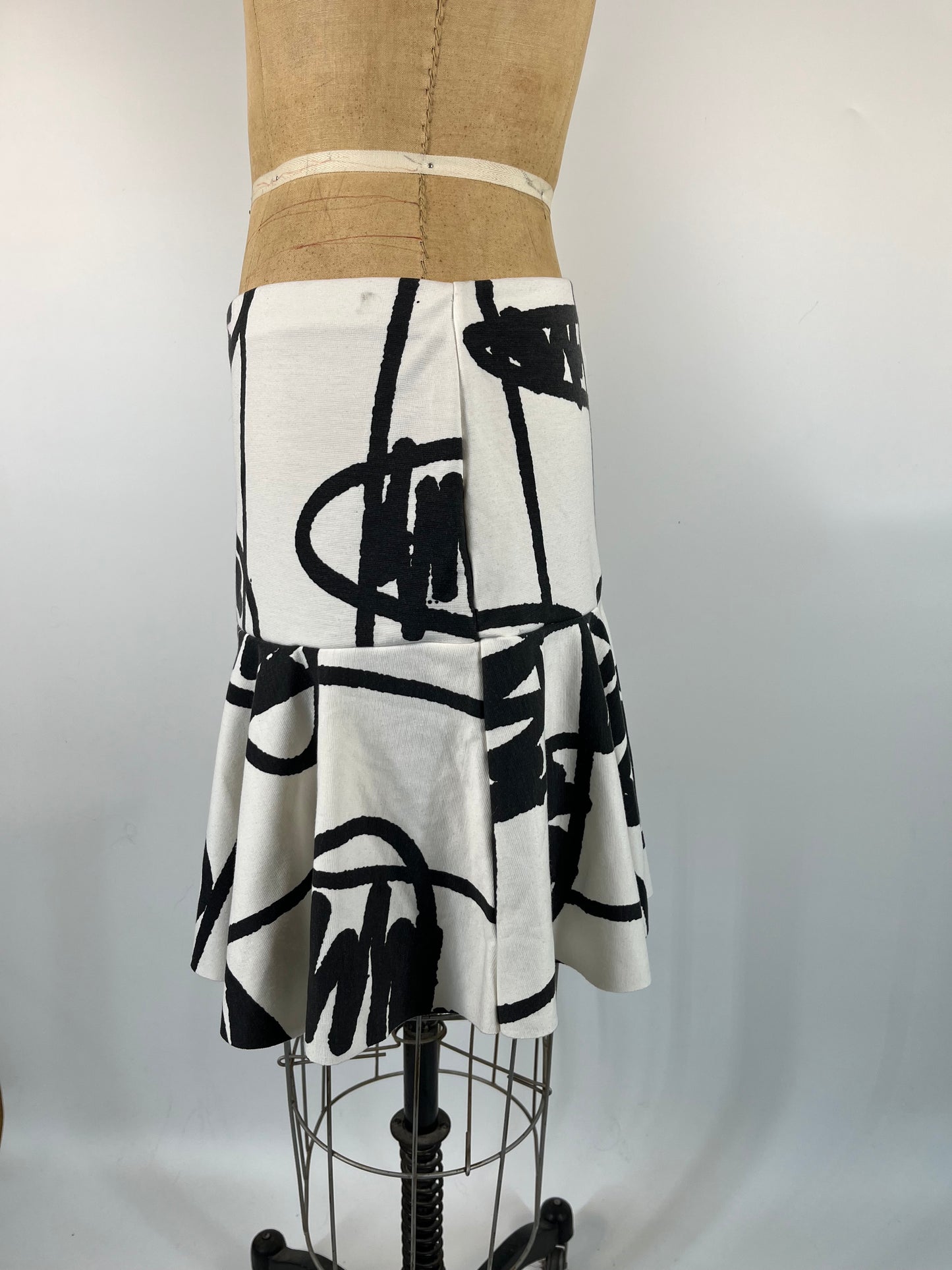 Made in Portugal Graffiti Print Skirt