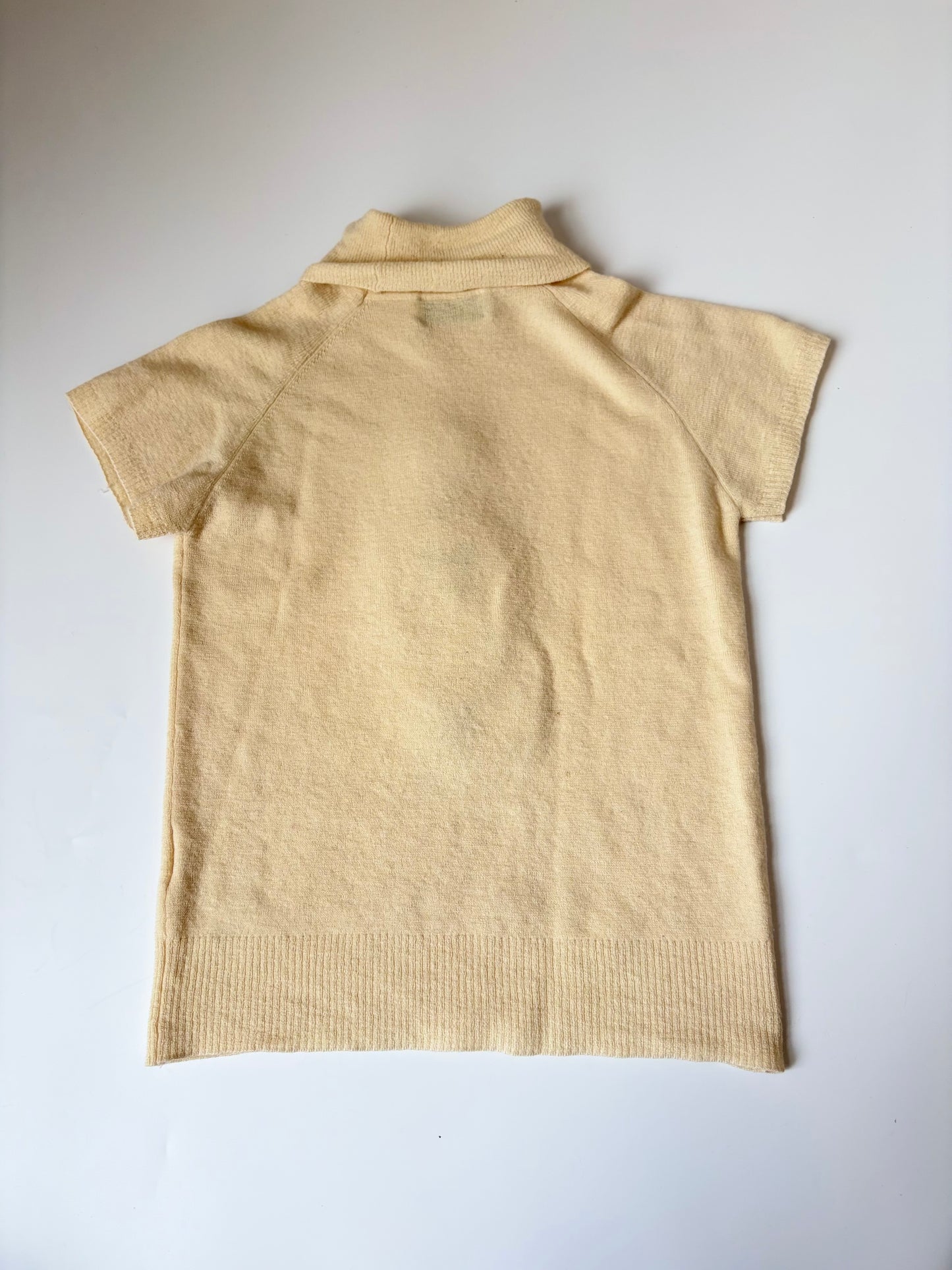 Mixed Media Sweater with Woman Carrying Purse