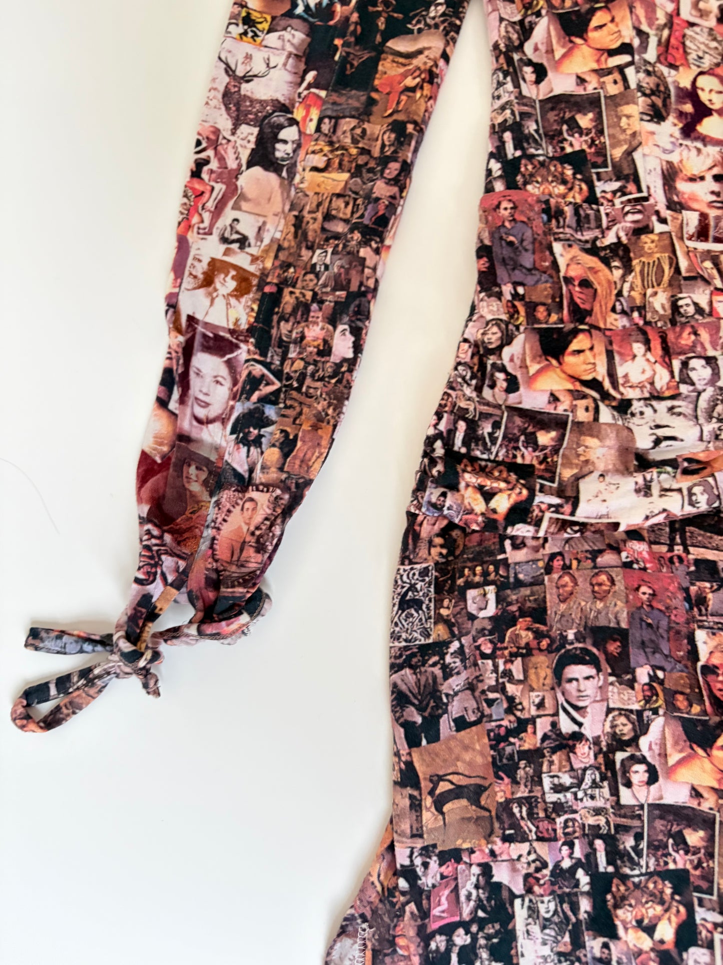 Made in Italy Midi Dress with Photograph Print