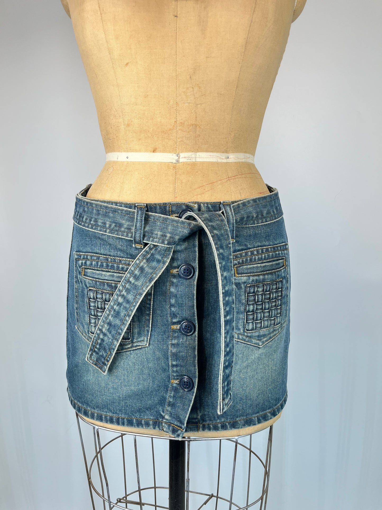 2000s American Eagle Denim Mini Skirt