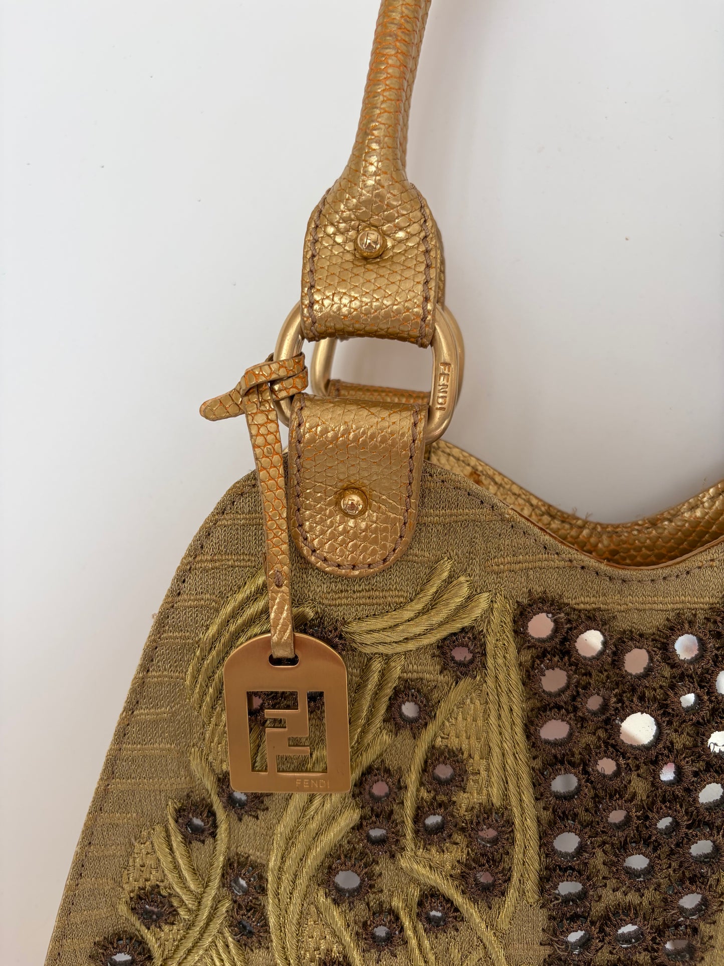 Fendi Eyelit Trapezio Bag