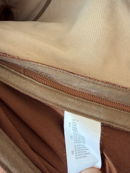 Made in Italy Silk Corset Top