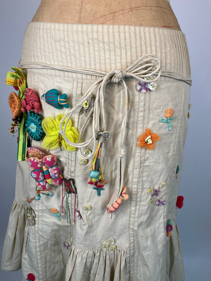 Unique Skirt With Plush Toy Details