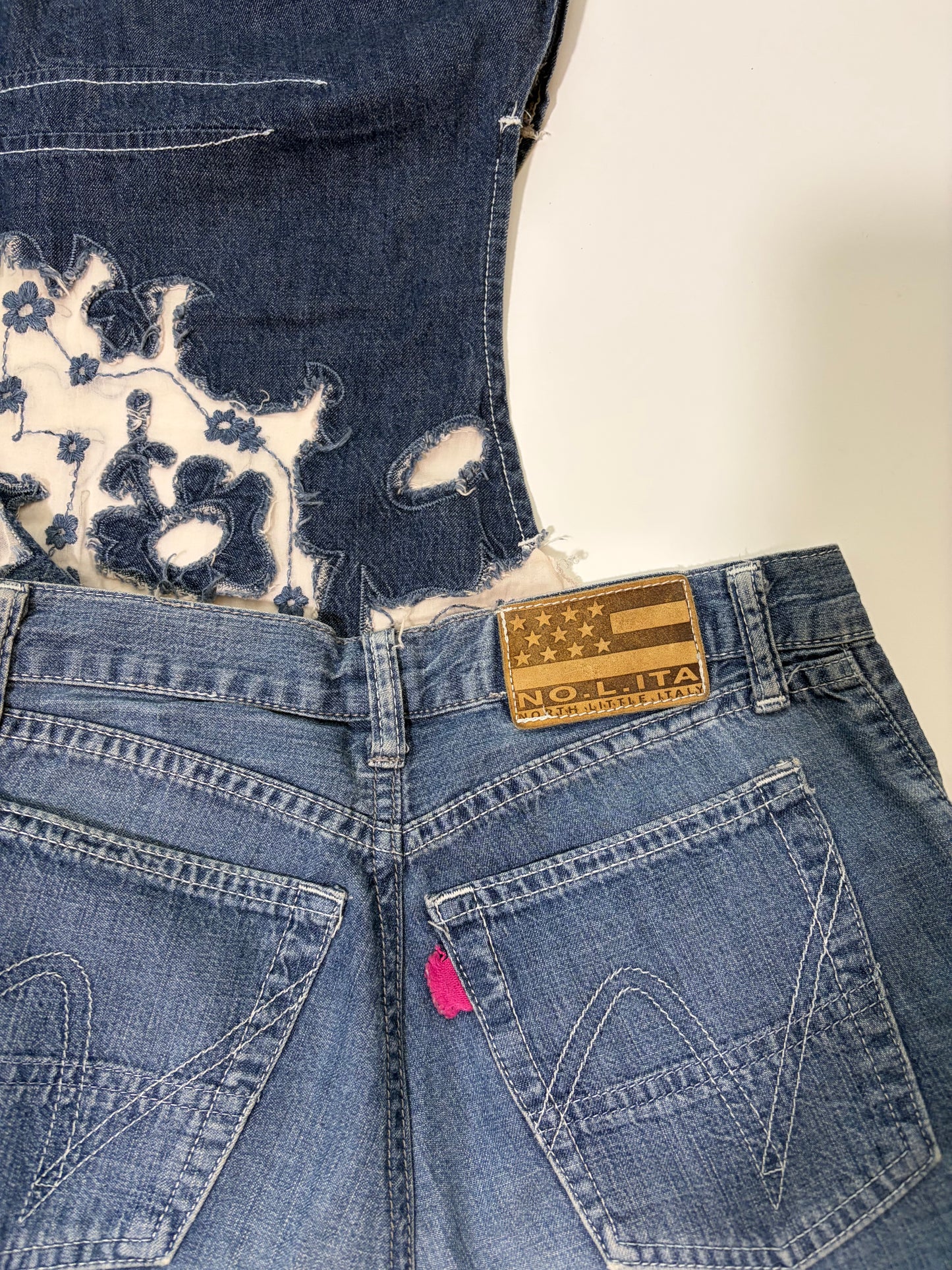 Italian Handmade One of a Kind Denim Set