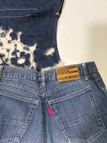 Italian Handmade One of a Kind Denim Set