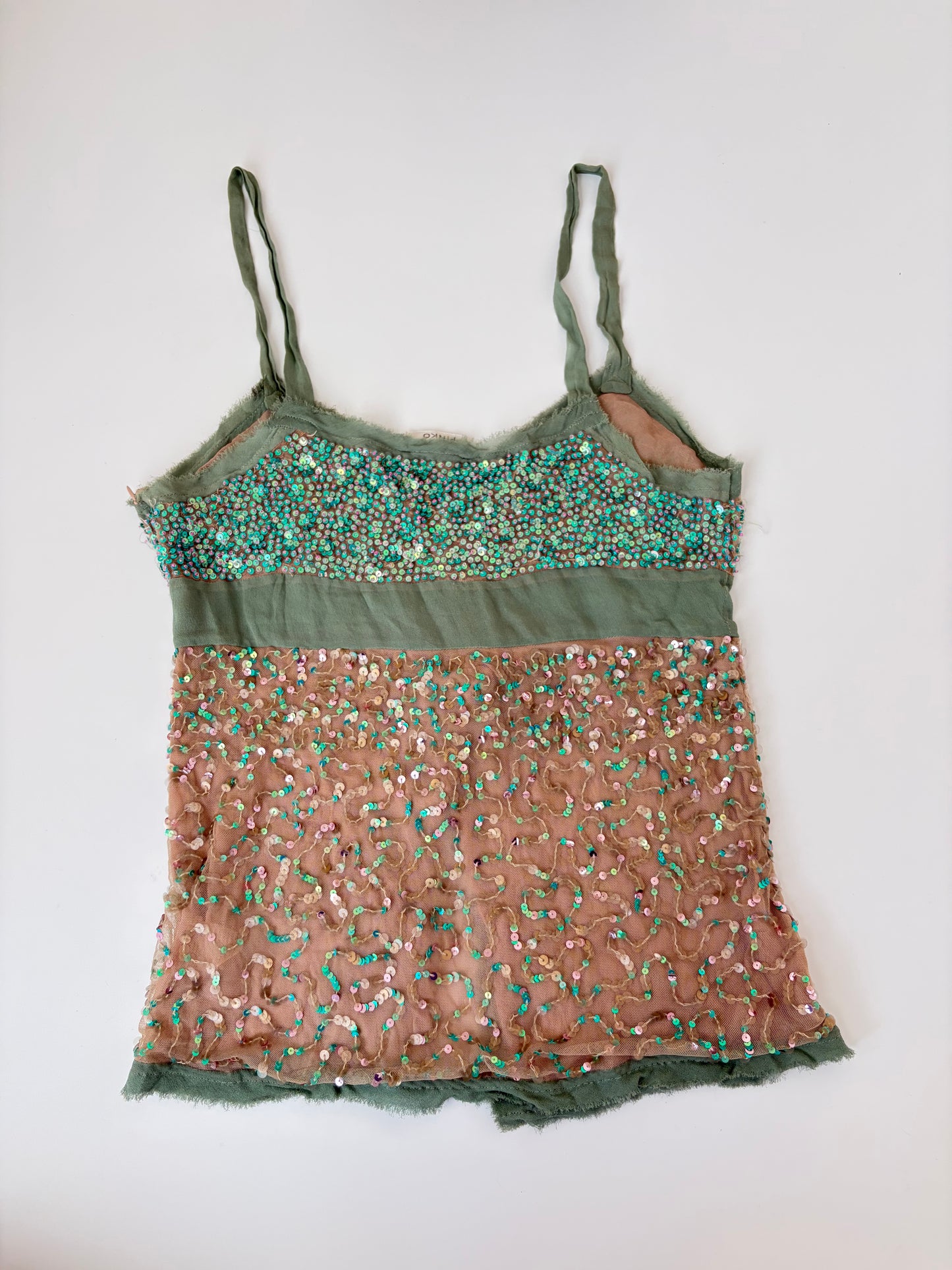 Made in Italy Silk Sequin Tank