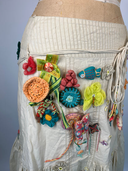 Unique Skirt With Plush Toy Details