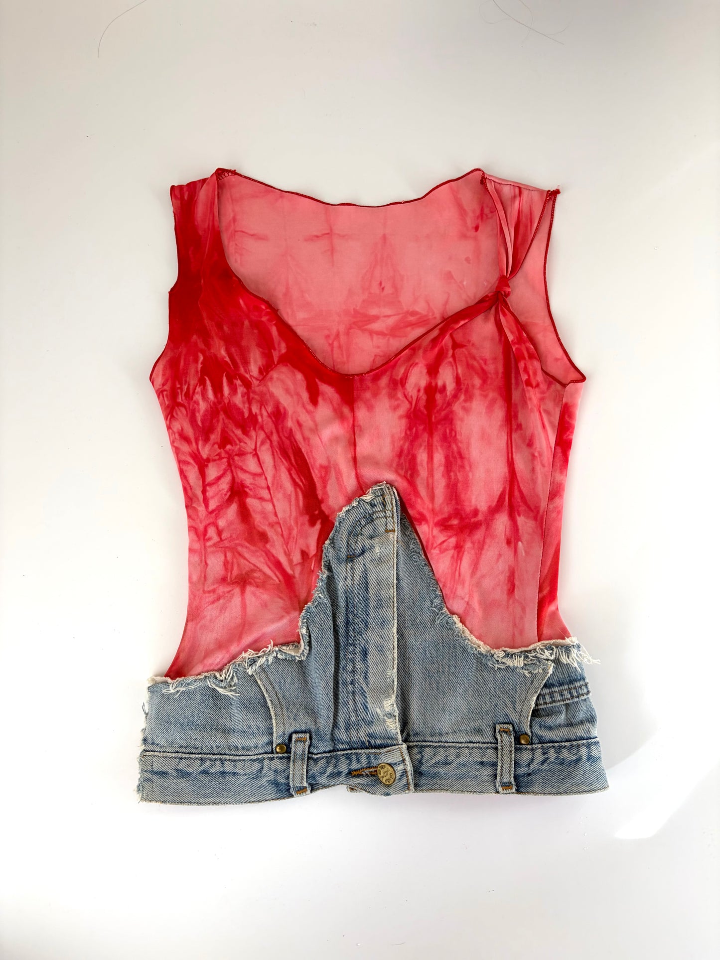 One of a Kind Upcycled Handmade Tank