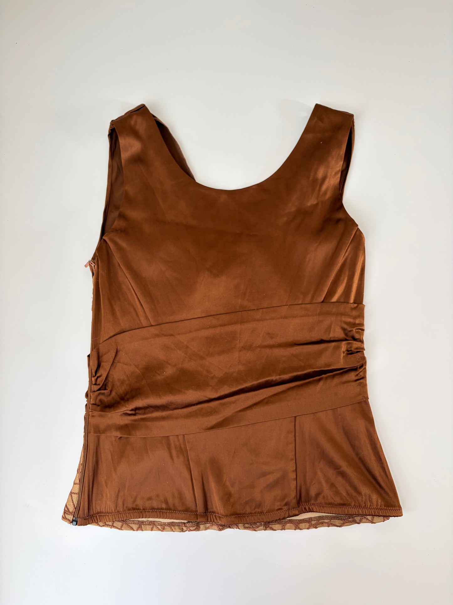 Made in Italy Silk Corset Top