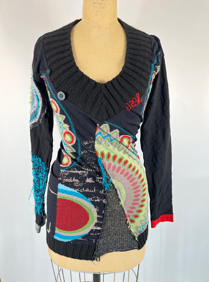 Desigual Abstract Sweater Tunic
