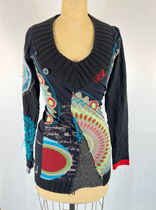 Desigual Abstract Sweater Tunic