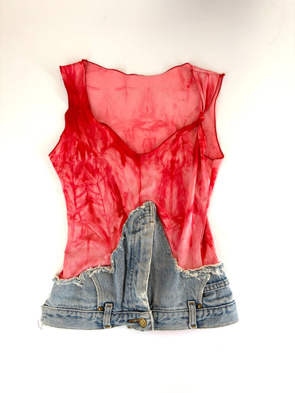 One of a Kind Upcycled Handmade Tank