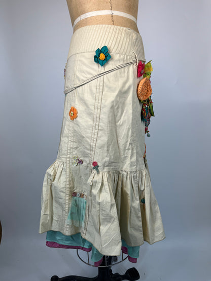 Unique Skirt With Plush Toy Details