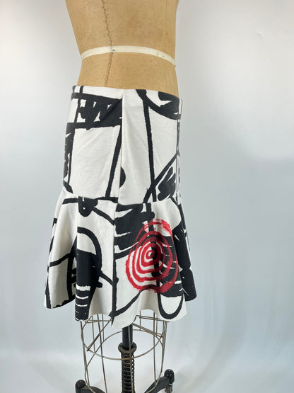 Made in Portugal Graffiti Print Skirt