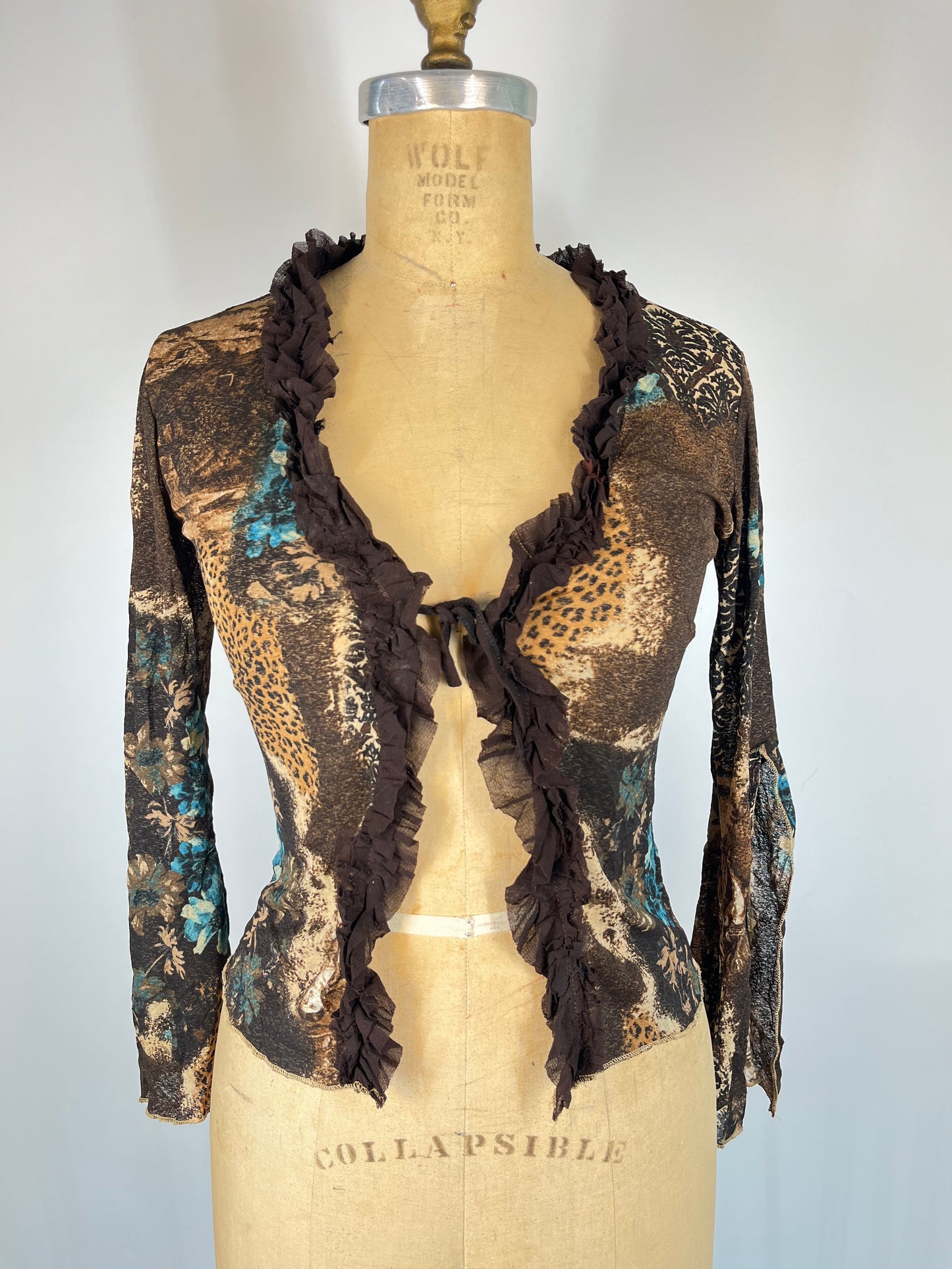 Made in Italy Animal Print Cardigan