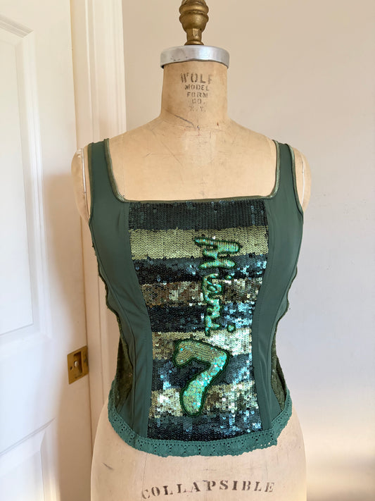 “Miami” Sequin Bustier
