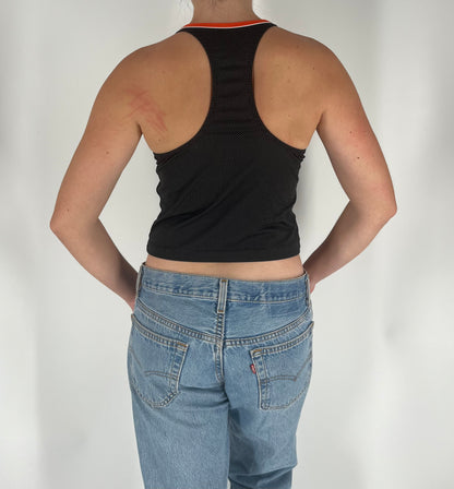 Champion Sporty Halter Top With Zipper Closure