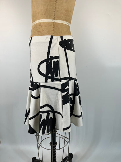 Made in Portugal Graffiti Print Skirt