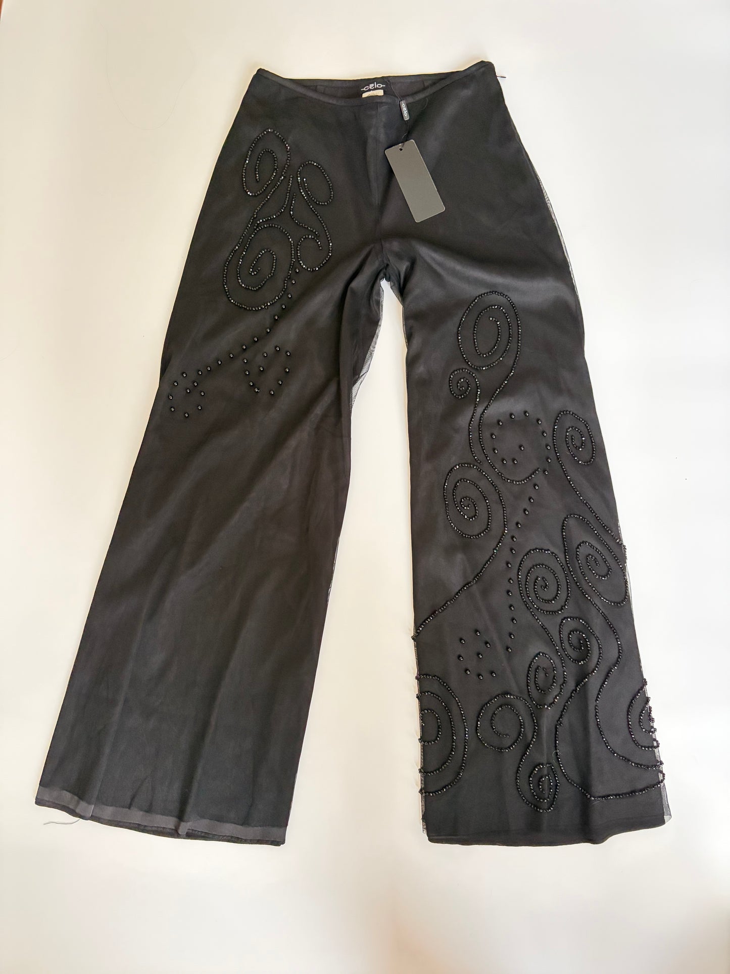 Made in Argentina Deadstock Beaded Dress Pants