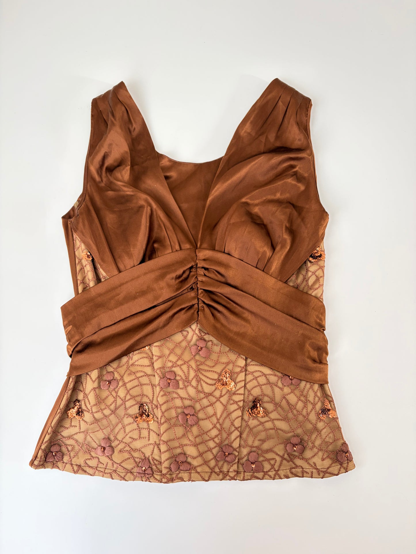 Made in Italy Silk Corset Top