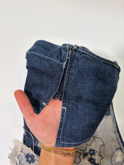 Italian Handmade One of a Kind Denim Set