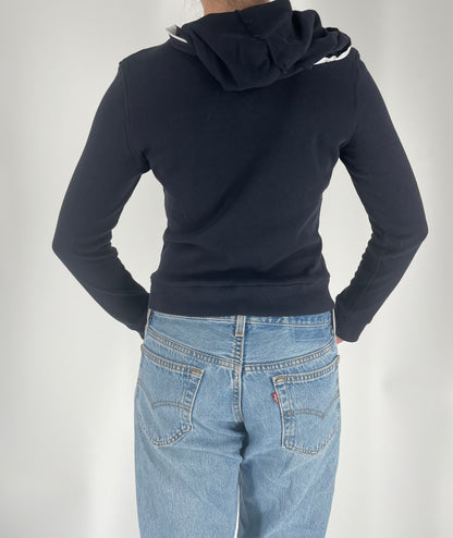 100% Cotton London Hoodie With Unique Zipper Closure