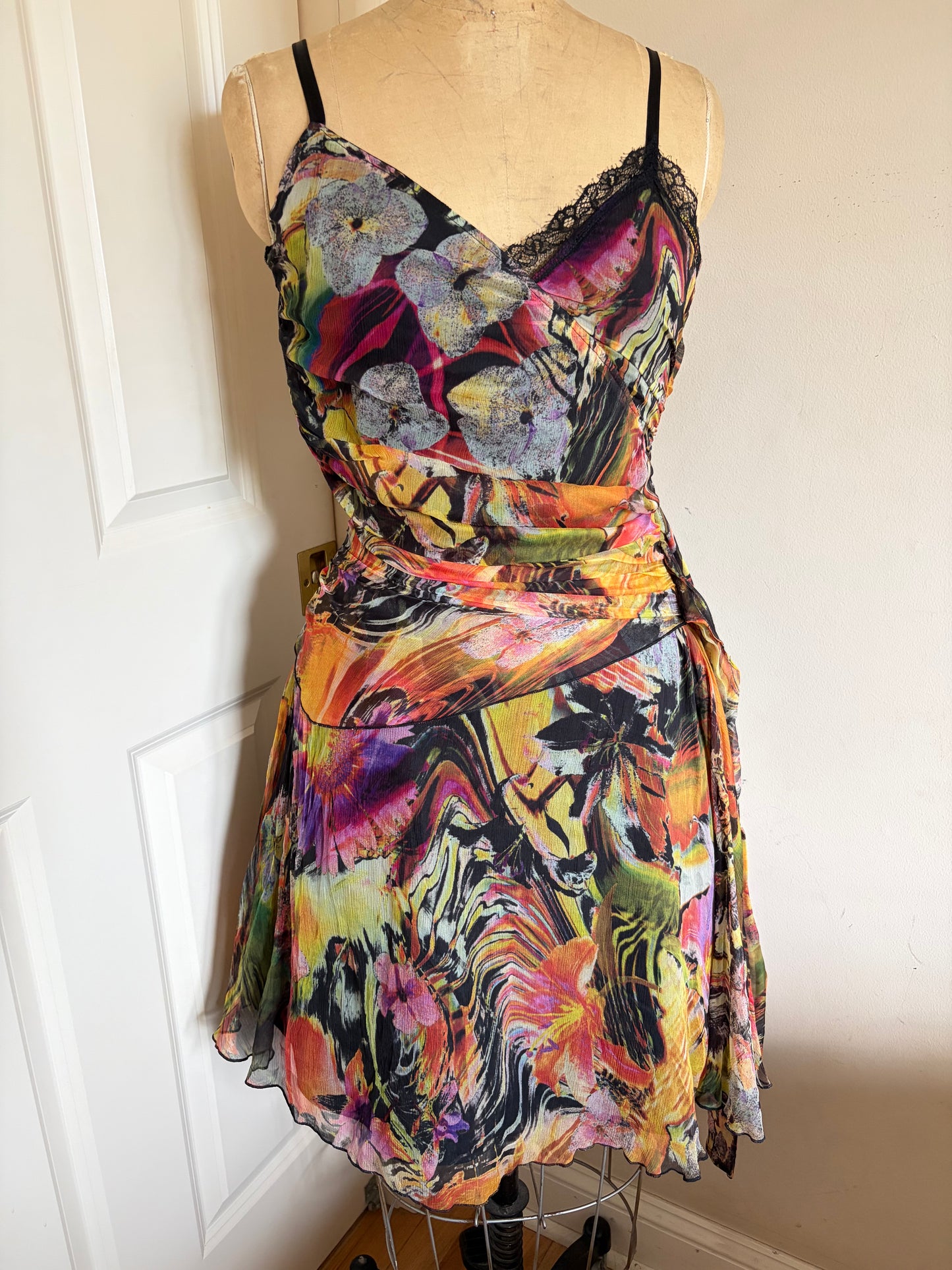100% Silk Made in Italy Dress