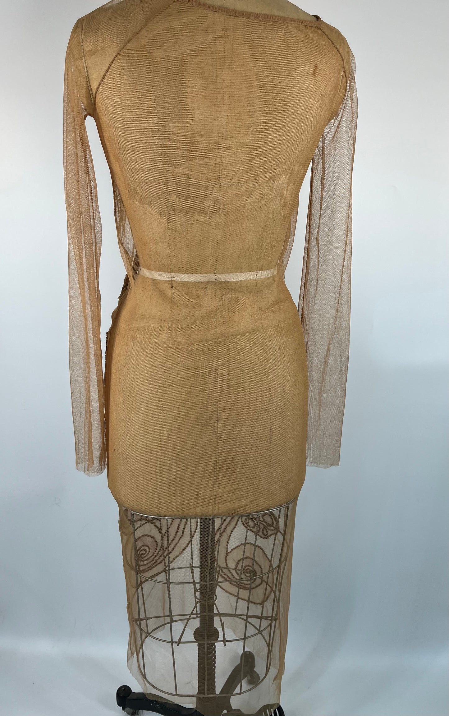 Abstract Mesh Statement Dress
