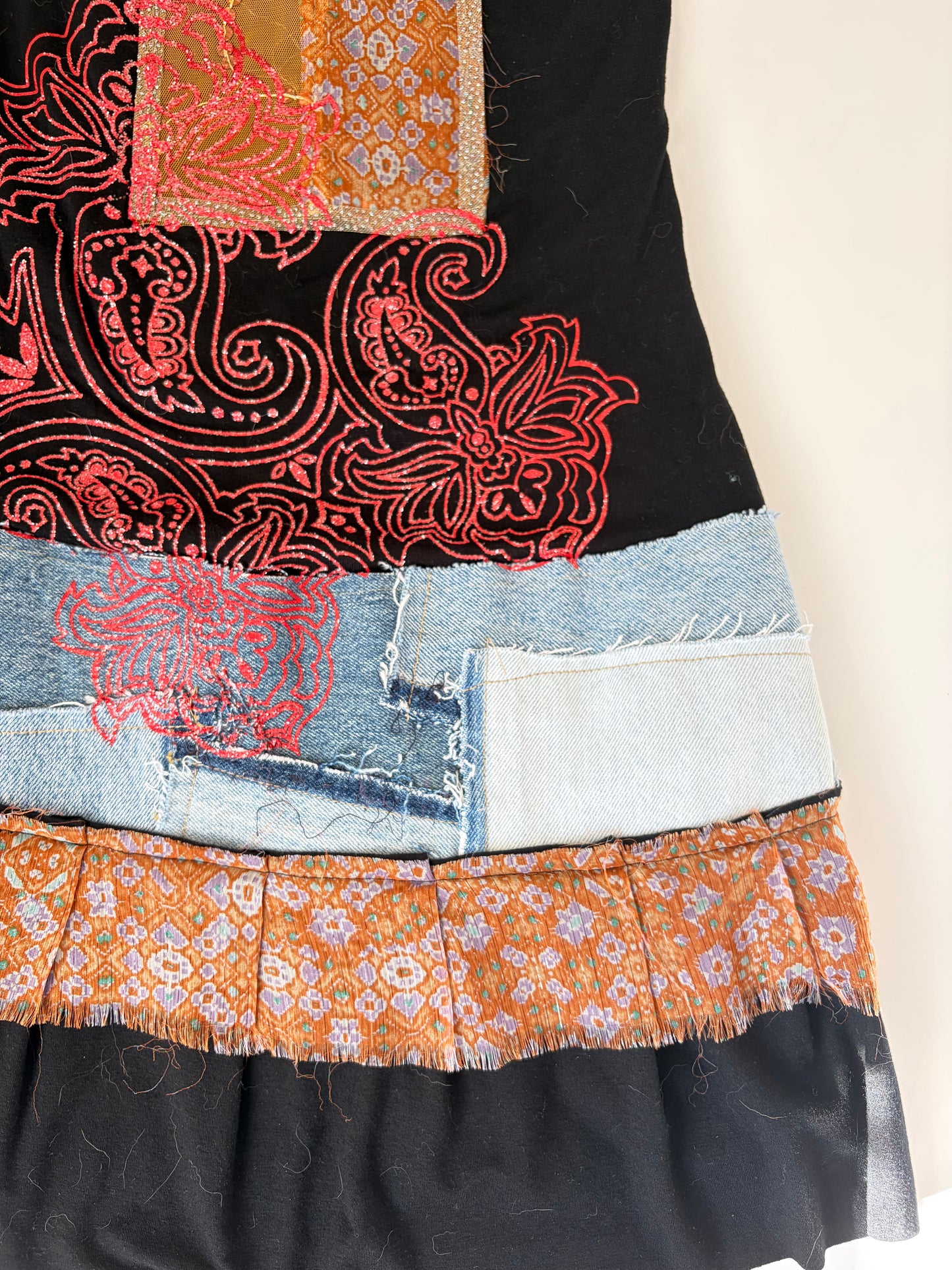 Italian Handmade One-of-a-Kind Halter Mini Dress