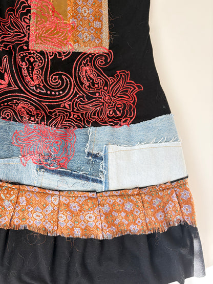 Italian Handmade One-of-a-Kind Halter Mini Dress