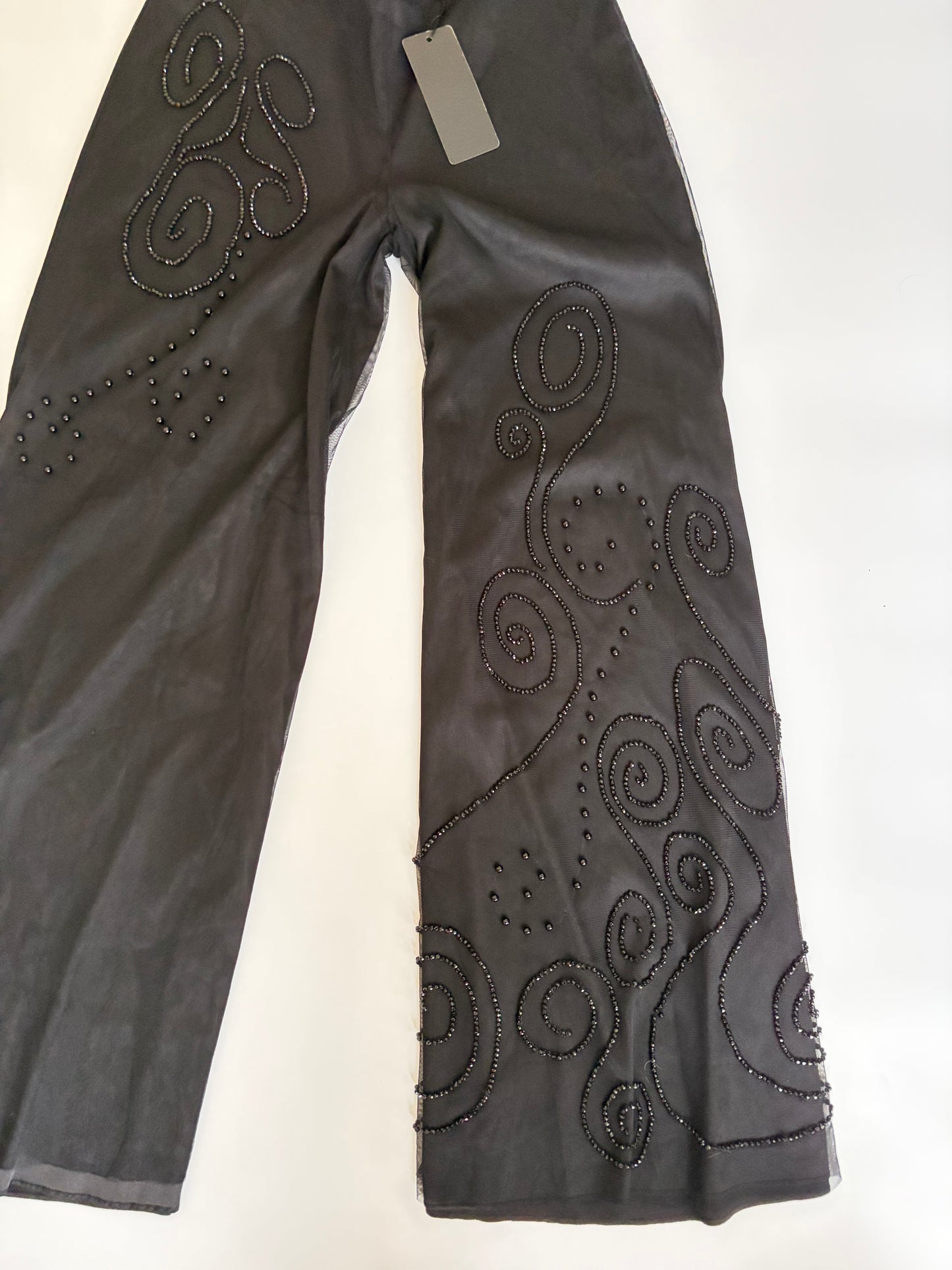 Made in Argentina Deadstock Beaded Dress Pants