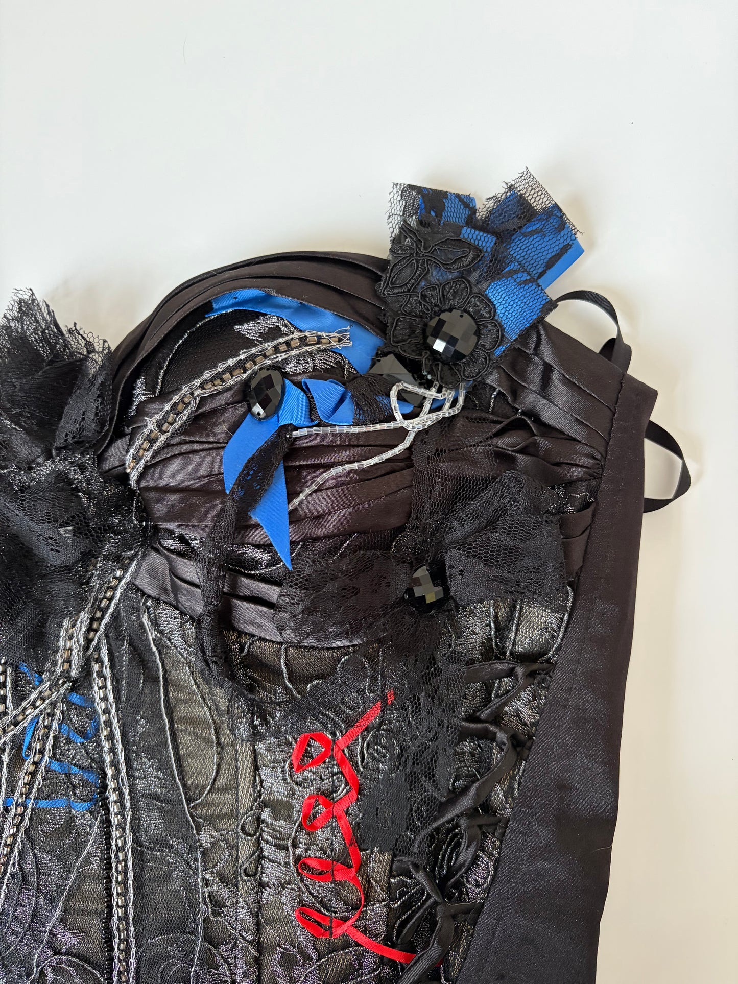 Made in France Beaded Applique Corset