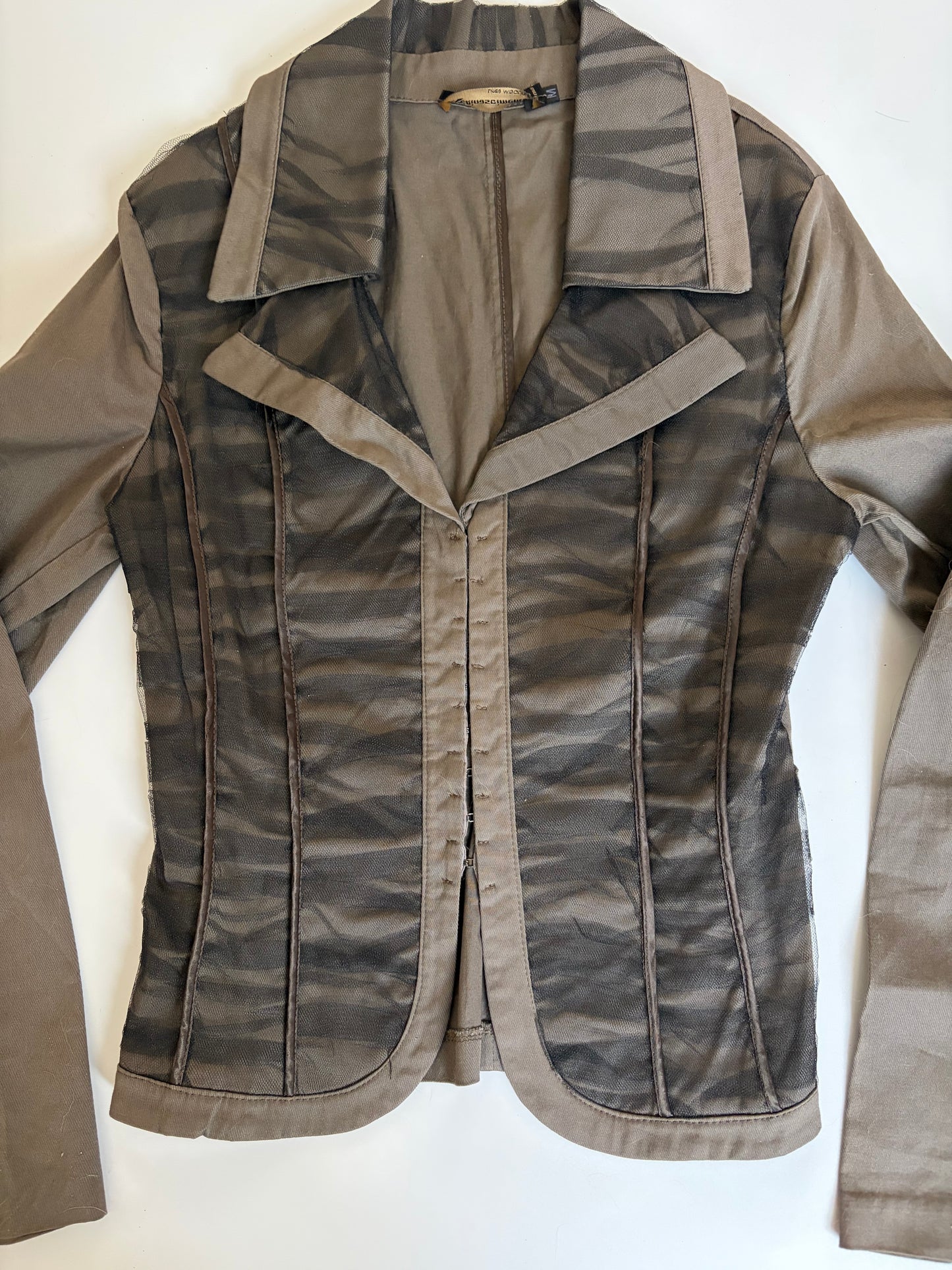 Made in Italy Blazer Corset Top