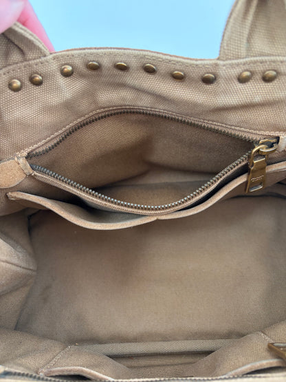 Prada Fringe Canvas Canapa Bag