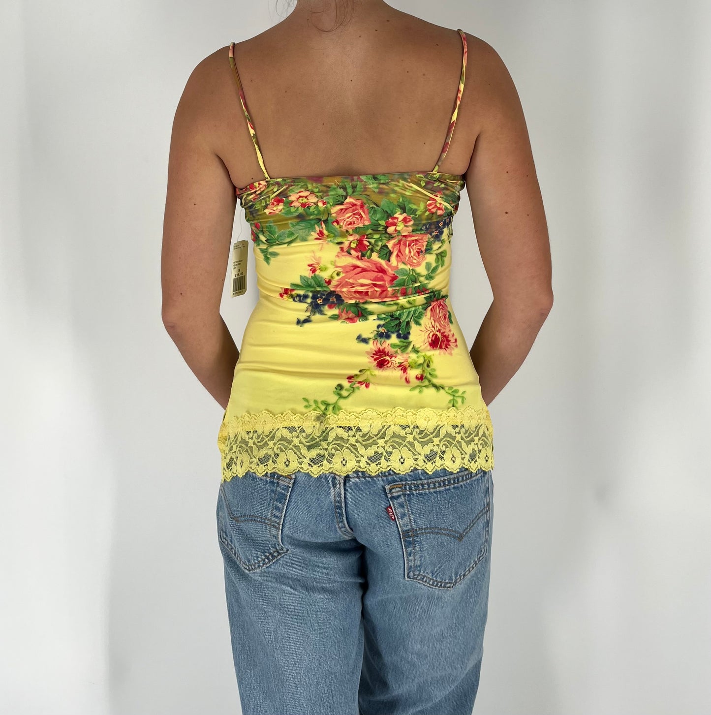 Deadstock Forever21 Floral Lace Tank