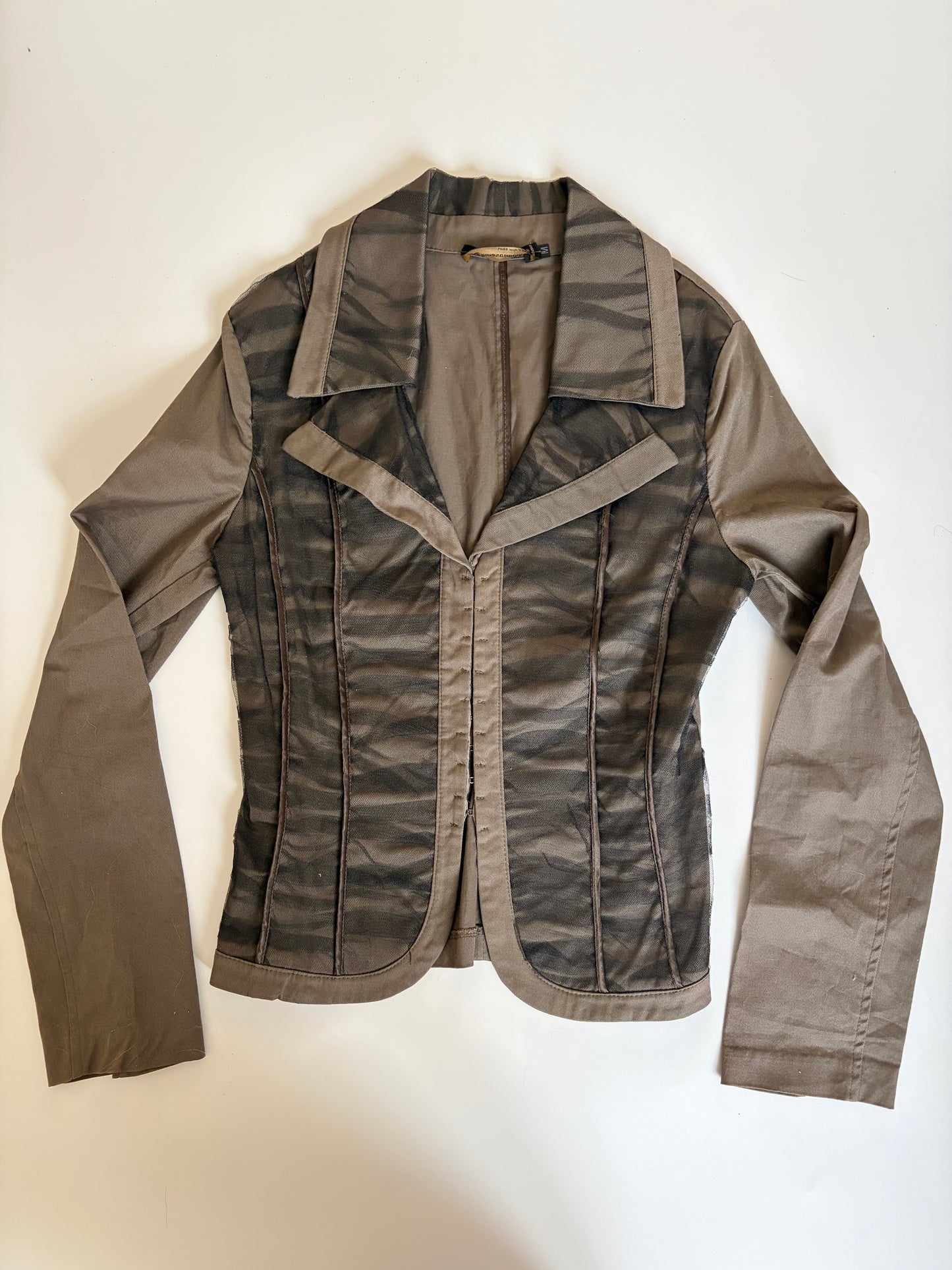 Made in Italy Blazer Corset Top