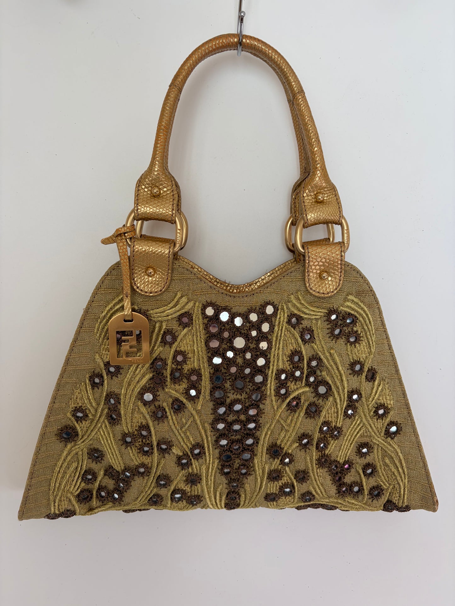Fendi Eyelit Trapezio Bag