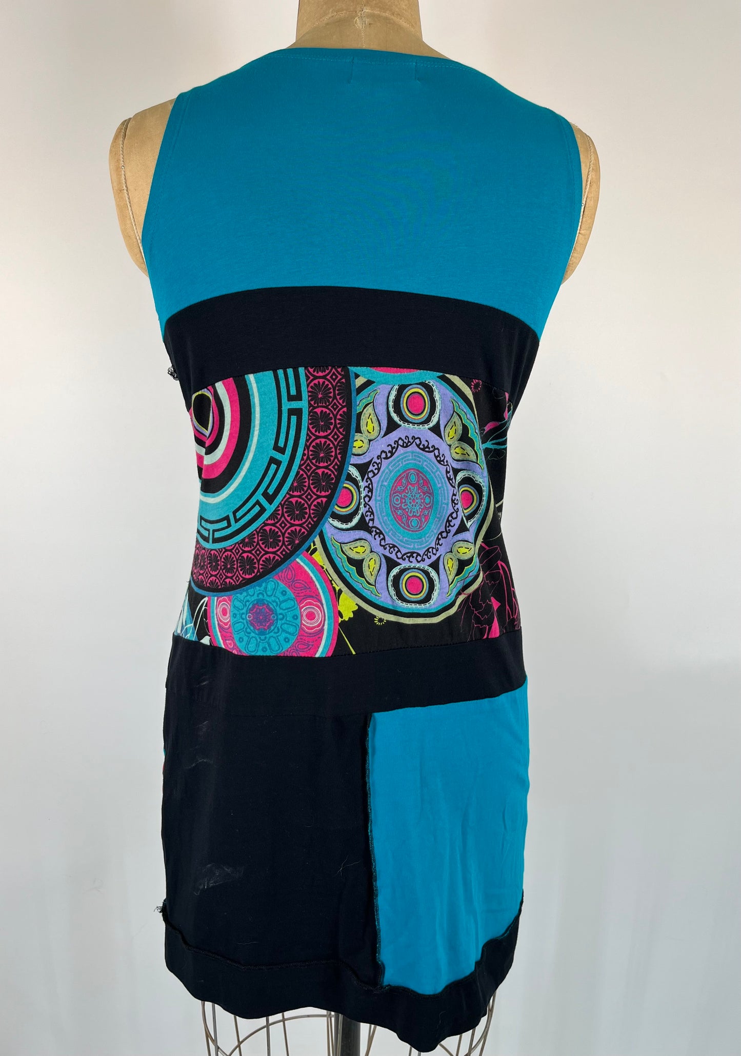 Funky Patterned Euro Dress