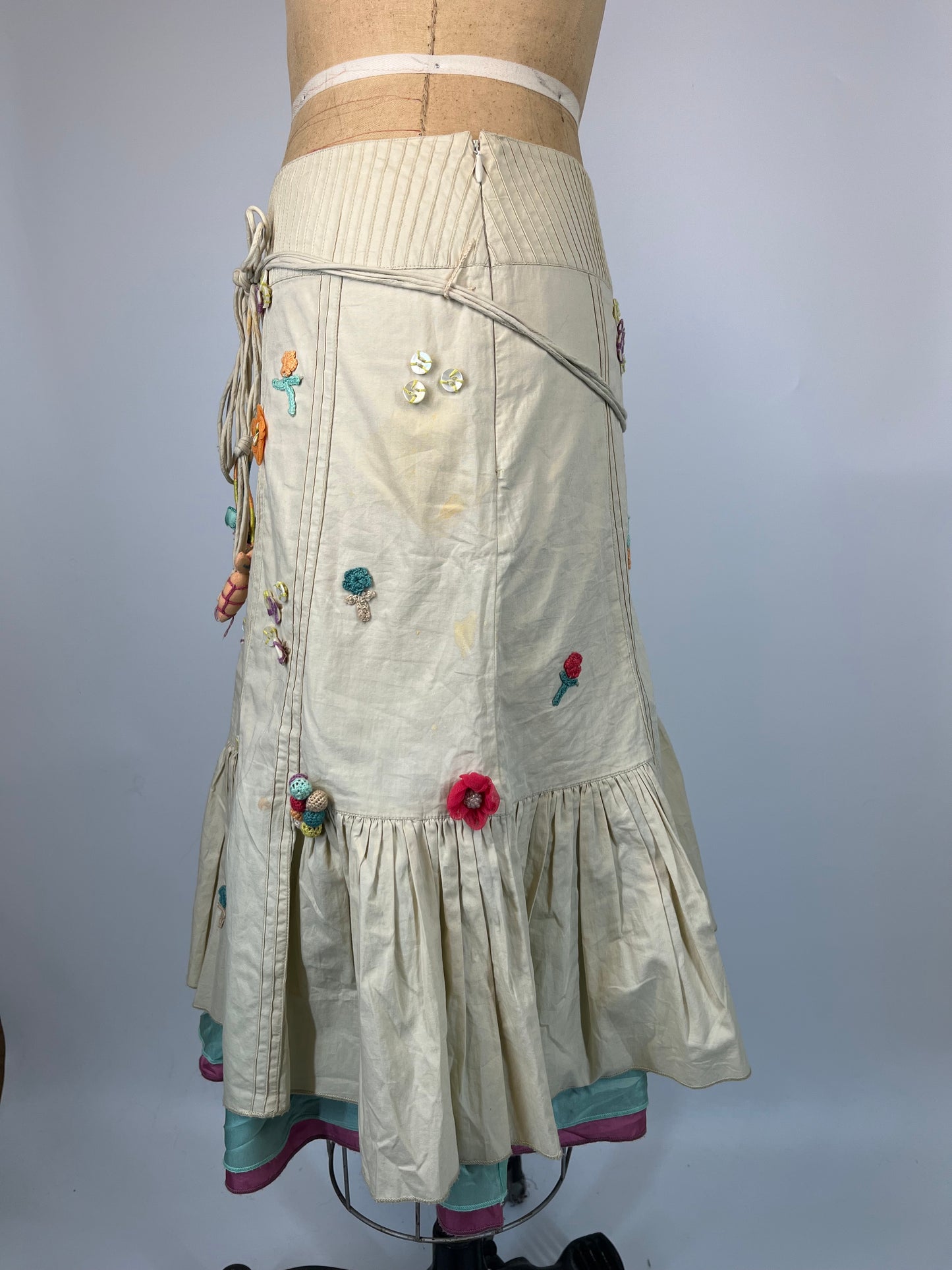 Unique Skirt With Plush Toy Details