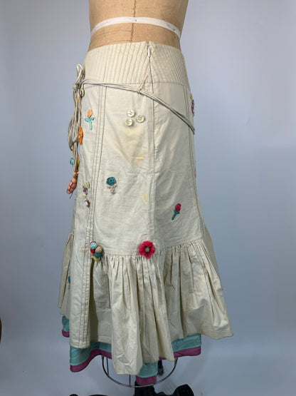 Unique Skirt With Plush Toy Details