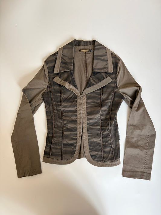 Made in Italy Blazer Corset Top