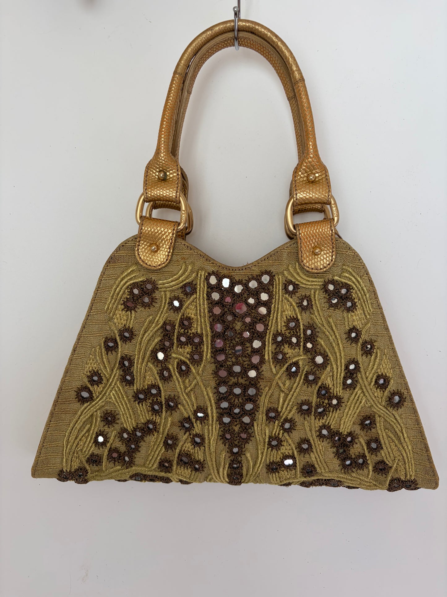 Fendi Eyelit Trapezio Bag