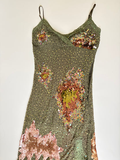 Euro Sequin Mini Dress