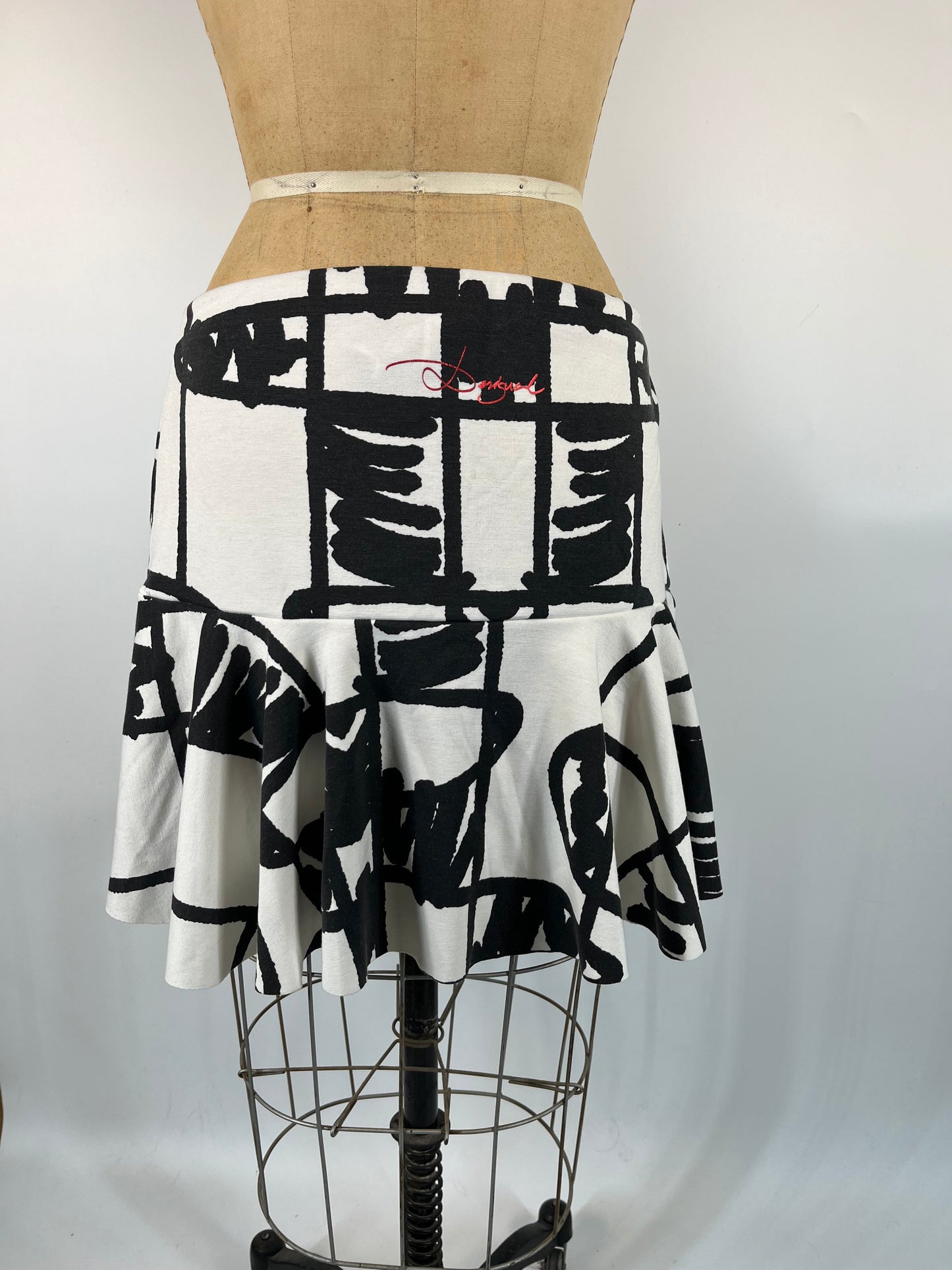 Made in Portugal Graffiti Print Skirt