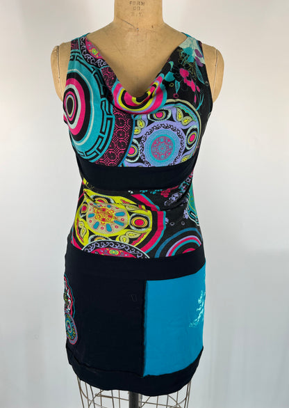 Funky Patterned Euro Dress