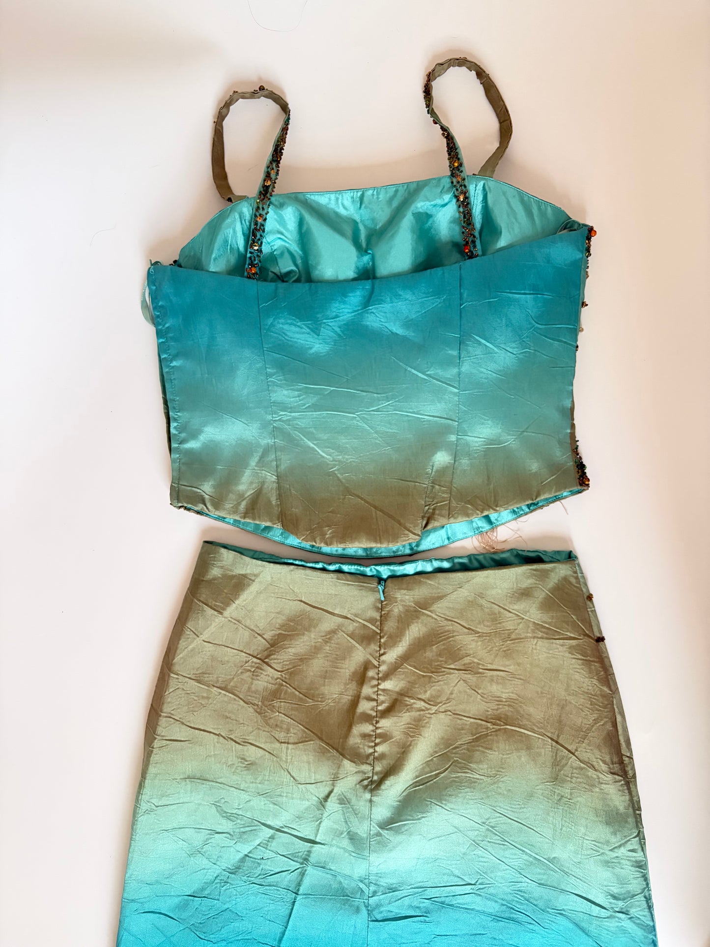 Under the Sea Euro Three-Piece Skirt Set (Deadstock)