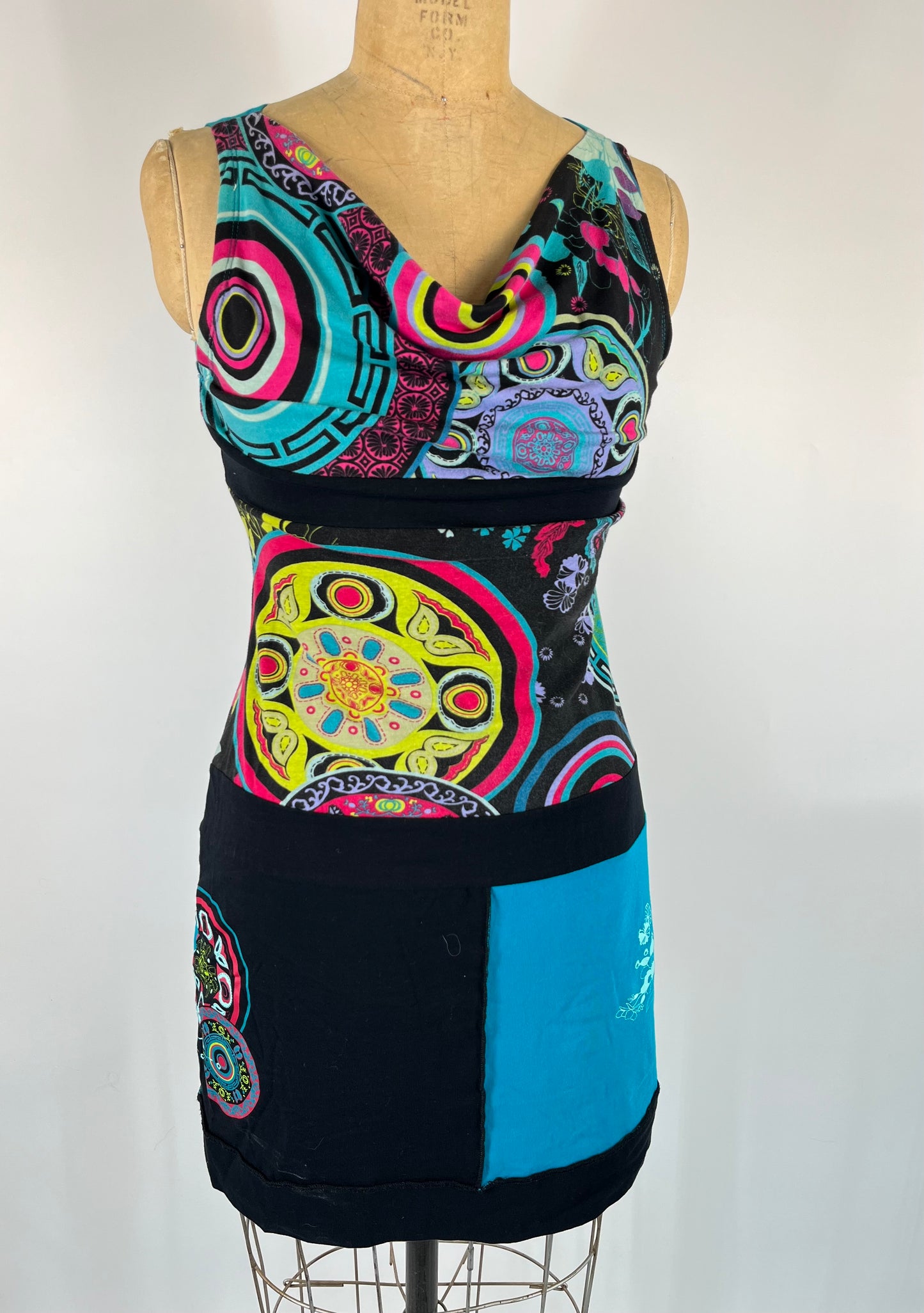 Funky Patterned Euro Dress