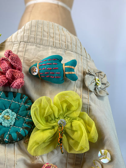 Unique Skirt With Plush Toy Details