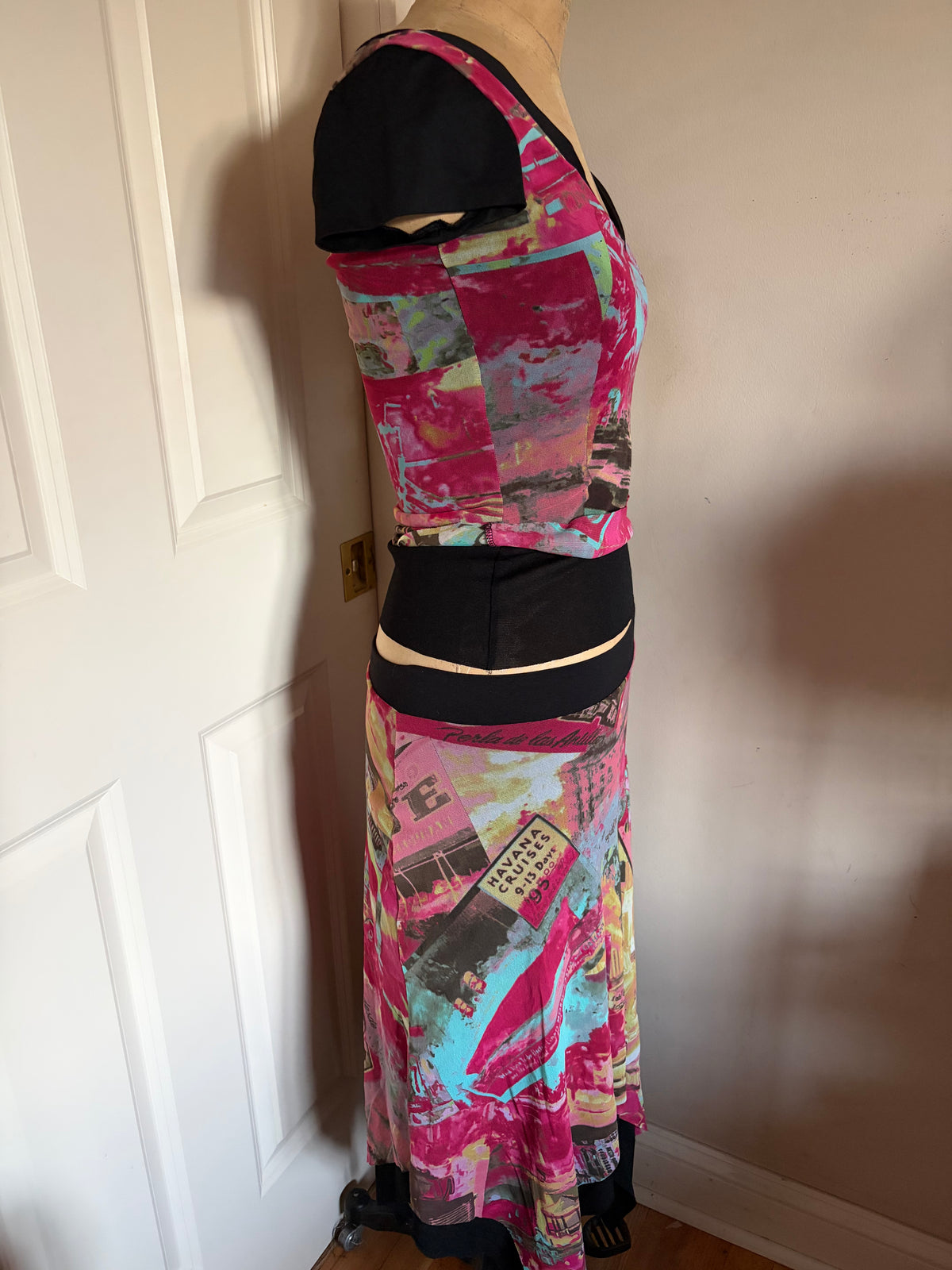 Made in France Mesh Graphic Print Matching Set