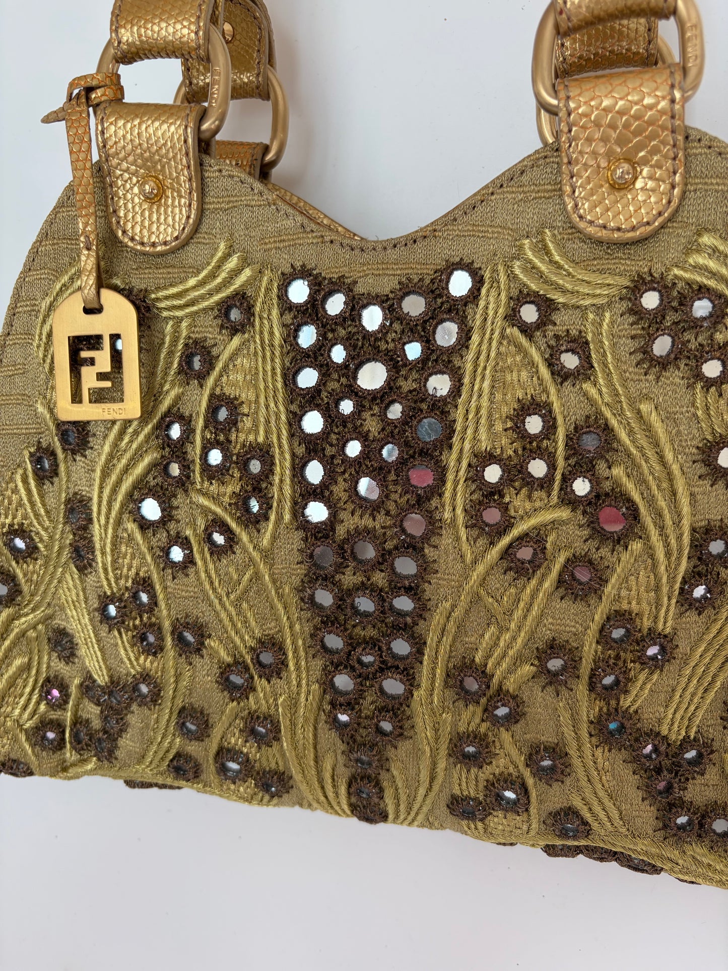 Fendi Eyelit Trapezio Bag